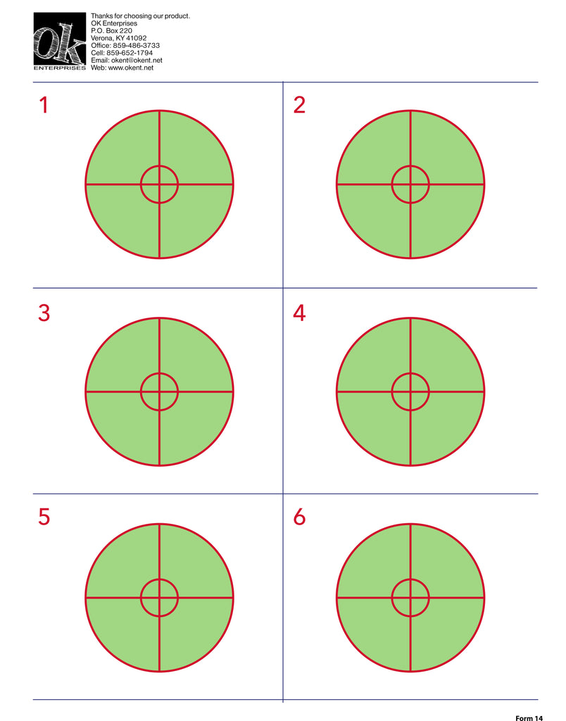 Multi Circle Range Target