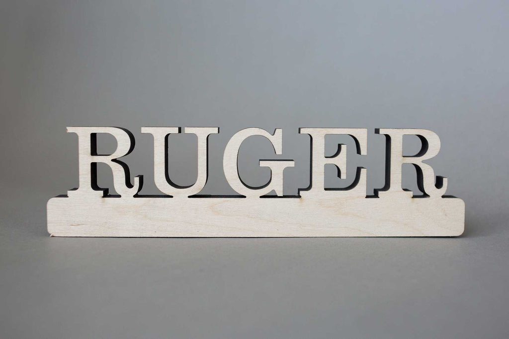 Ruger Cutout (Raw & Black)