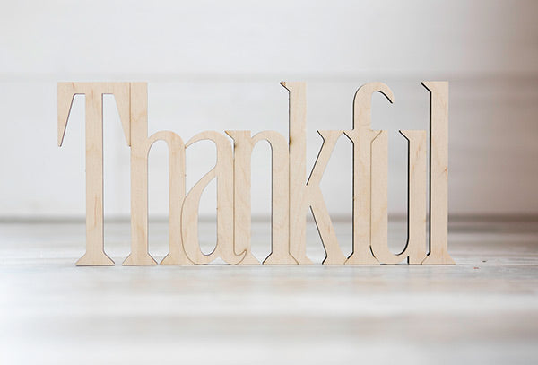 Thankful Cutout