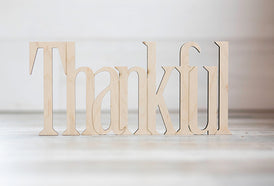 Thankful Cutout